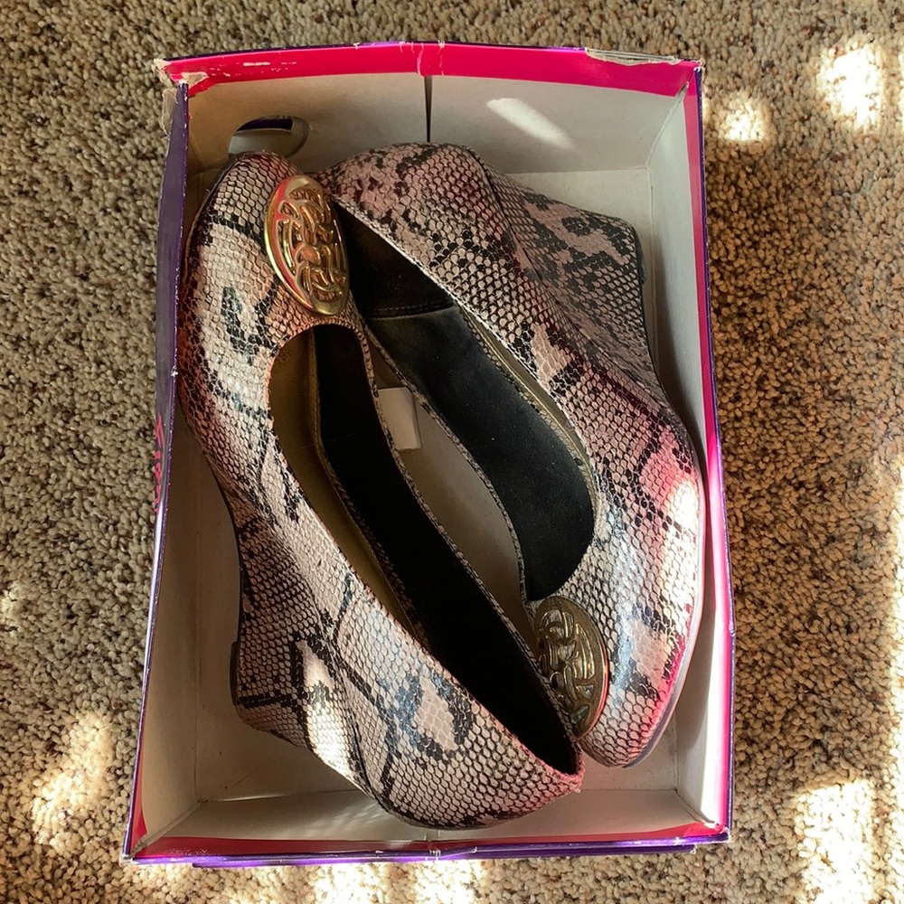 Snakeskin Heels